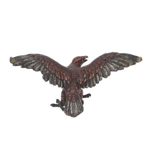 Antique Cold Painted Bronze Bird of Prey