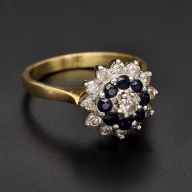 18ct Gold Sapphire and Diamond Ring