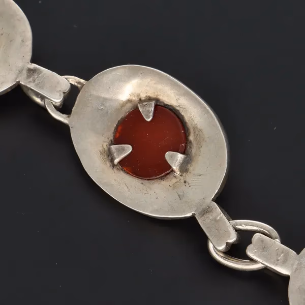 Silver Carnelian Necklace