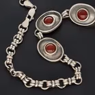 Silver Carnelian Necklace