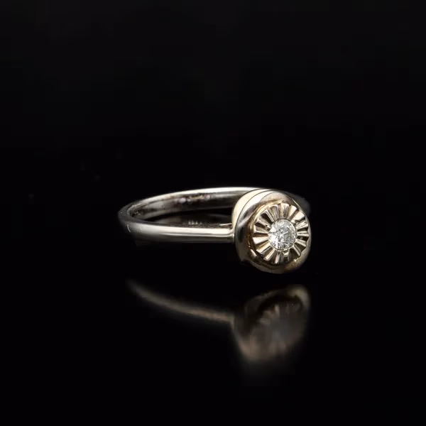 9ct Gold Diamond Ring