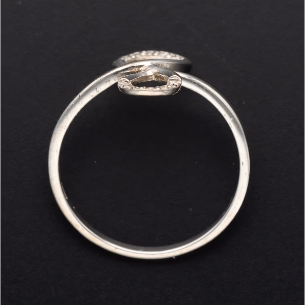 Gold Diamond Infinity Ring