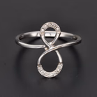 Gold Diamond Infinity Ring