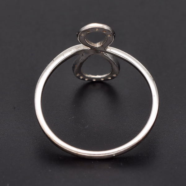 Gold Diamond Infinity Ring