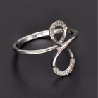 Gold Diamond Infinity Ring