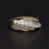 9ct Yellow Gold Diamond Dress Ring