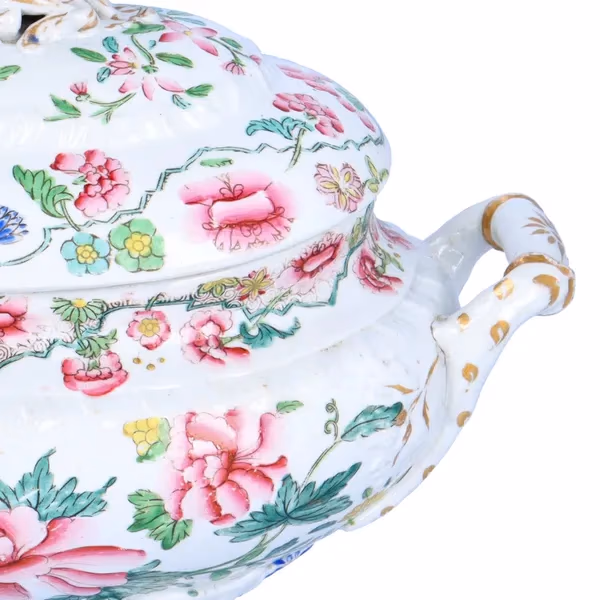 19th Century Hicks and Meigh Ironstone Pottery Sauce Tureen