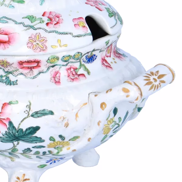 19th Century Hicks and Meigh Ironstone Pottery Sauce Tureen