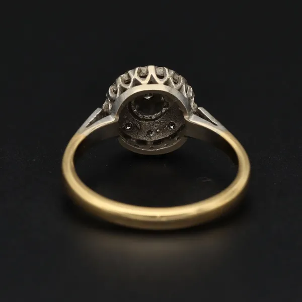Antique 18ct Gold Platinum Diamond Ring