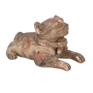 Pre Columbian Mayan Civilisation Figurine of a Captive Panther