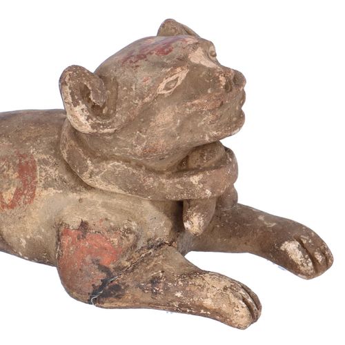 Pre Columbian Mayan Civilisation Figurine of a Captive Panther image-5
