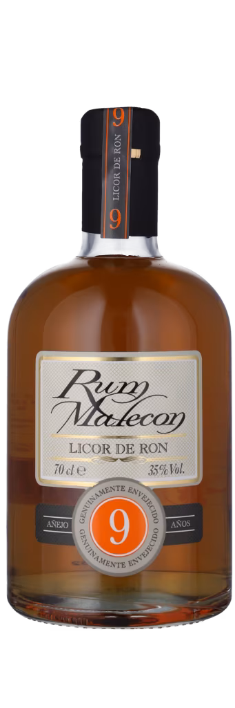 MALECON 9 YO LICOR DE RON 35% Savio s.r.l. Rum
