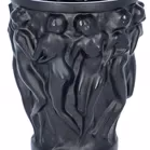 Lalique Bacchantes Small Black Vase