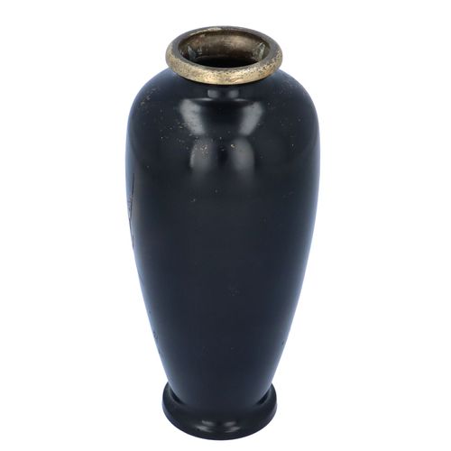 Japanese Meiji Period Mixed Metal Vase image-4