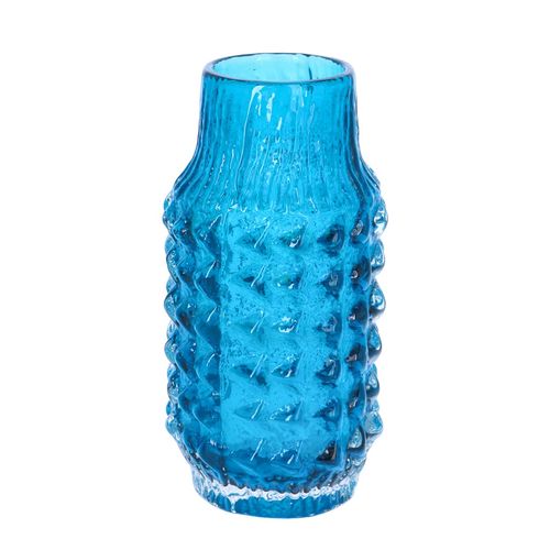 Whitefriars Kingfisher Blue Pineapple Vase image-1