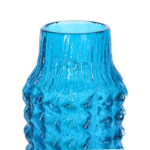 Whitefriars Kingfisher Blue Pineapple Vase image-2