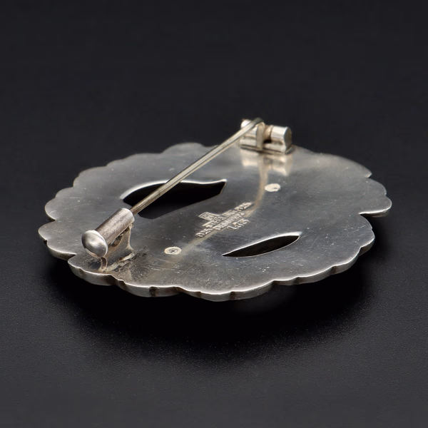 Vintage Danish Sterling Silver Bird Design Brooch