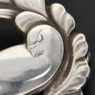 Vintage Danish Sterling Silver Bird Design Brooch