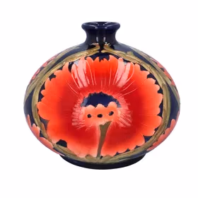 Large W. Moorcroft Signed Squat Vase