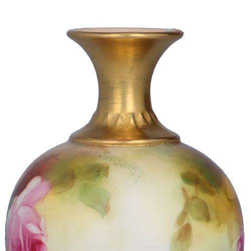 Signed Spilsbury Royal Worcester Vase image-3