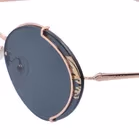 Prada SPR60U Gold Round Metal Sunglasses