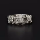 18ct White Gold Diamond Ring