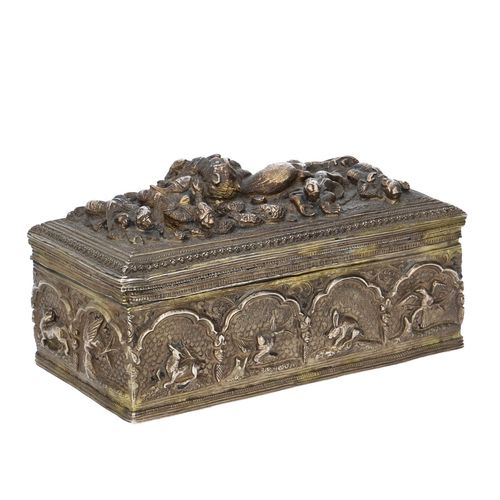 Burmese Solid Silver Box image-1