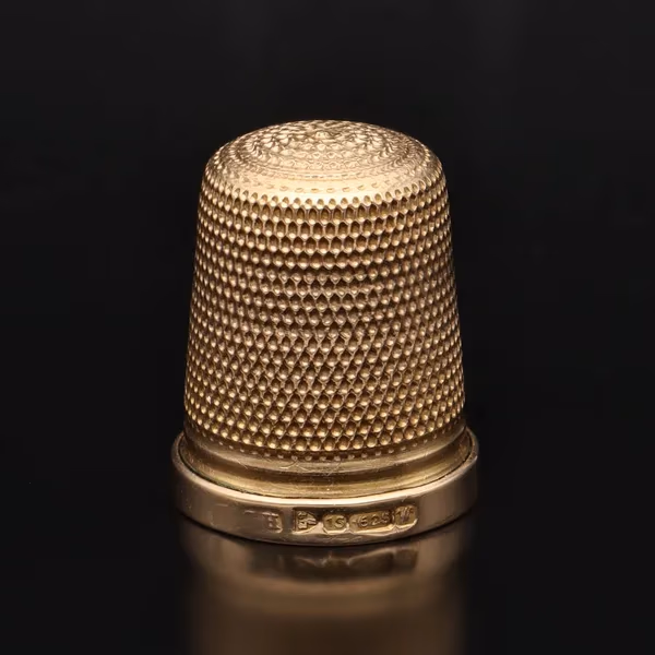 15ct Gold Thimble
