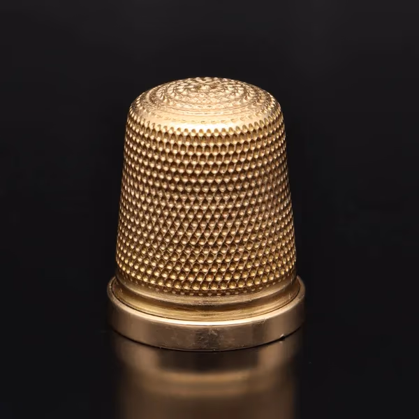 15ct Gold Thimble