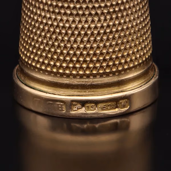 15ct Gold Thimble