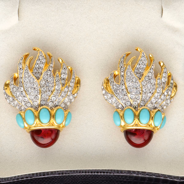 Clip on Earrings by Liz Taylor for Avon Collection