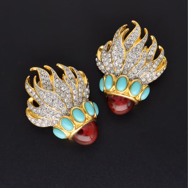 Clip on Earrings by Liz Taylor for Avon Collection