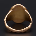 15ct Gold Sardonyx Signet Ring