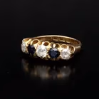 18ct Gold Sapphire and Diamond Ring
