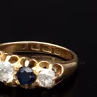 18ct Gold Sapphire and Diamond Ring