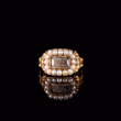 360° view of The Antique Georgian 1829 Pearl And Hairwork Mourning Ring