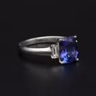 18ct Tanzanite and Diamond Ring