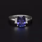 18ct Tanzanite and Diamond Ring