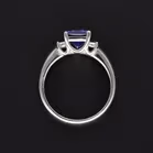 18ct Tanzanite and Diamond Ring