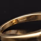 1980s 9ct Gold Pear Cut Citrine and Diamond Ring