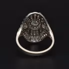 Art Deco Platinum Diamond Ring