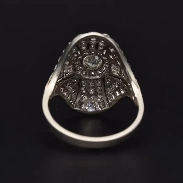 Art Deco Platinum Diamond Ring