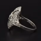 Art Deco Platinum Diamond Ring
