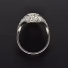 Art Deco Platinum Diamond Ring
