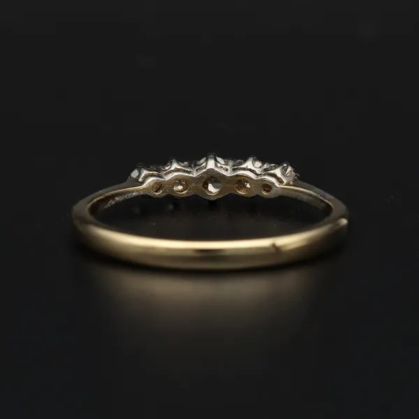 18ct Yellow Gold Five Stone Old Cut Diamond Ring