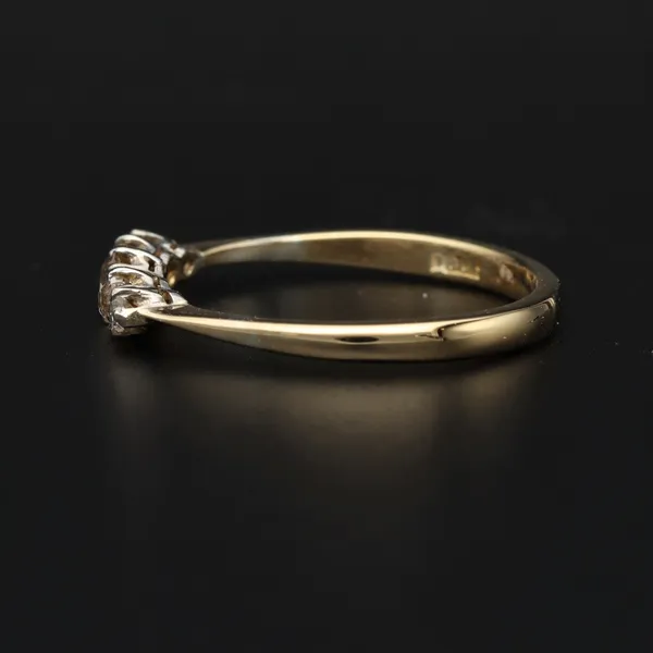 18ct Yellow Gold Five Stone Old Cut Diamond Ring