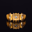360° view of The Antique Three Star Set Diamond Ring