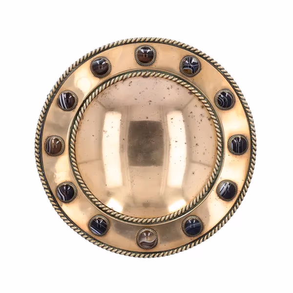 Gilt Bronze Anointing Pedestal Bowl