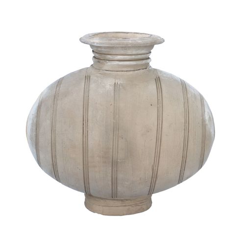 Han Dynasty “Cocoon” Jar image-1
