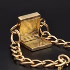9ct Yellow Gold SOS Handmade Bracelet
